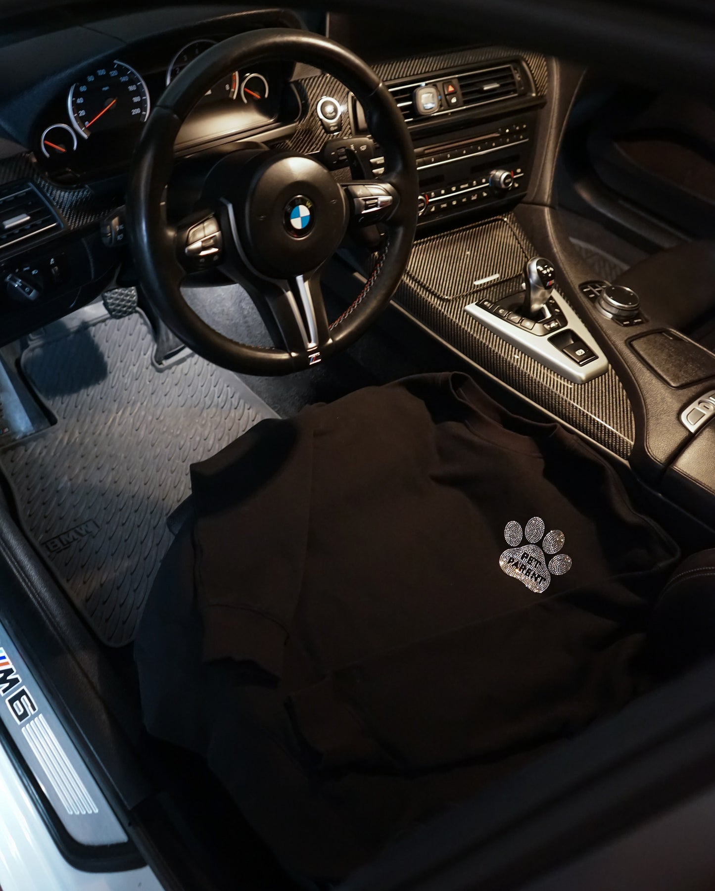 Black Rhinestone Sweatshirt