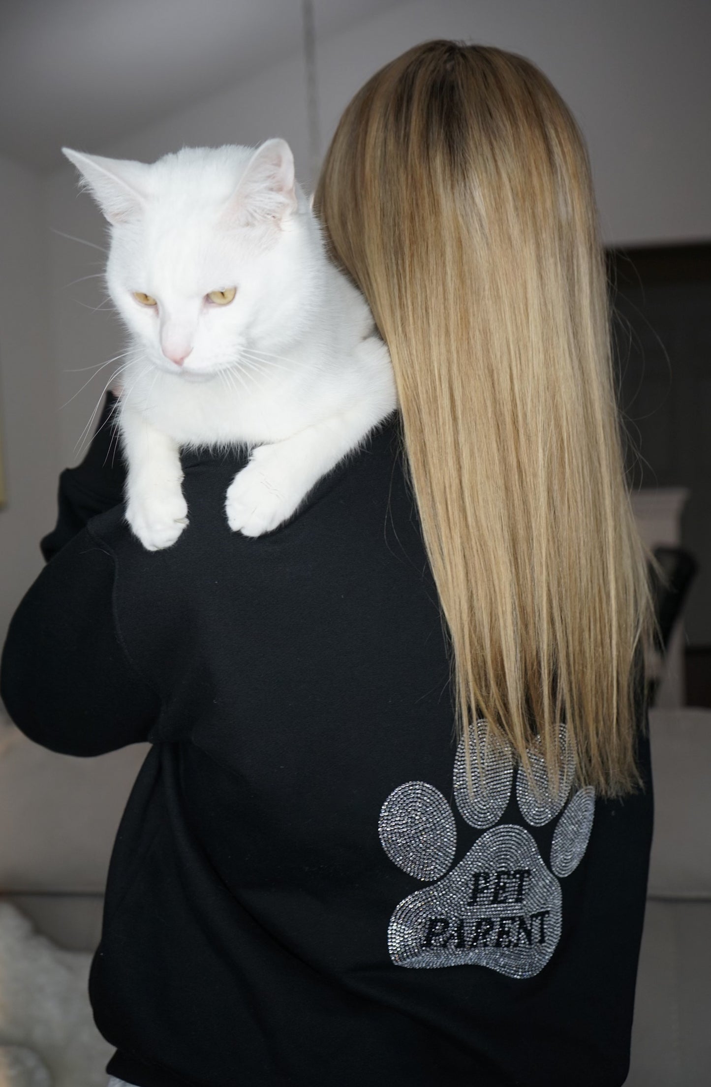Black Rhinestone Sweatshirt