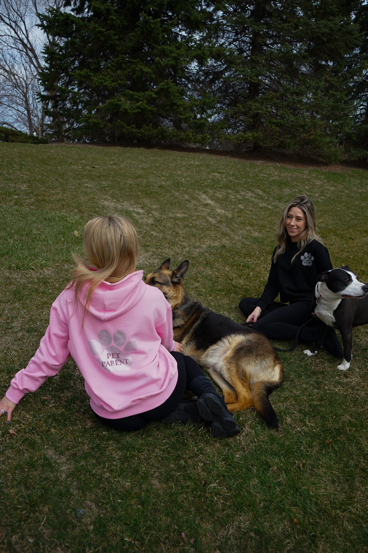 Pink Rhinestone Pullover Hoodie