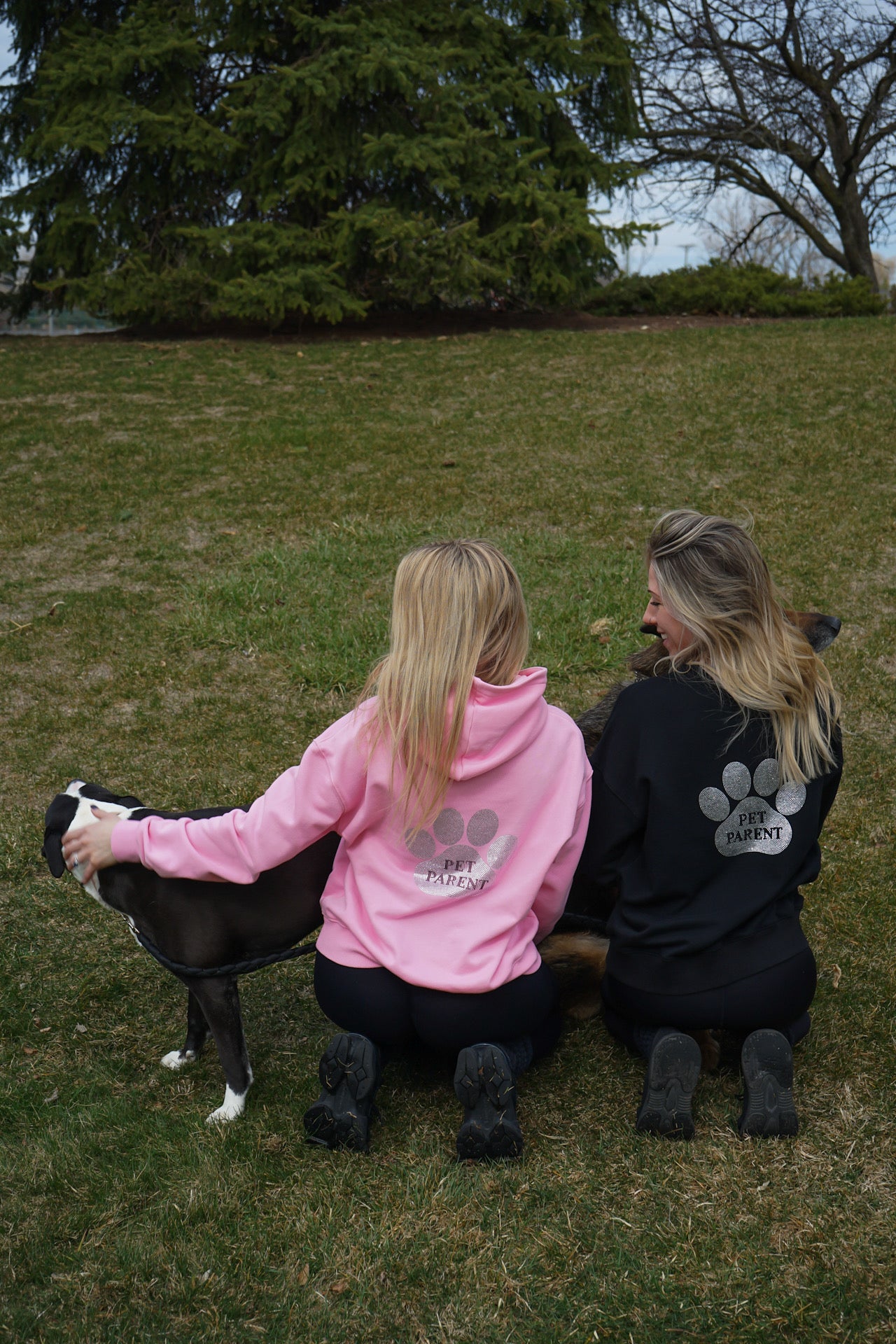 Pink Rhinestone Pullover Hoodie