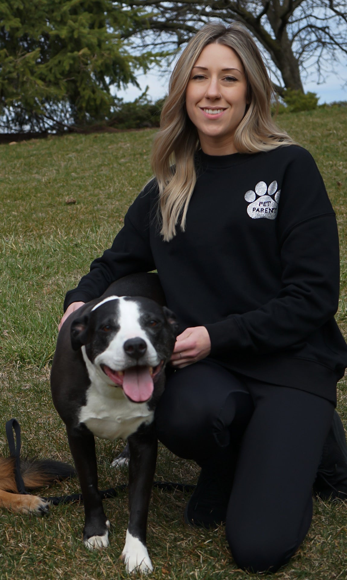 Black Rhinestone Sweatshirt